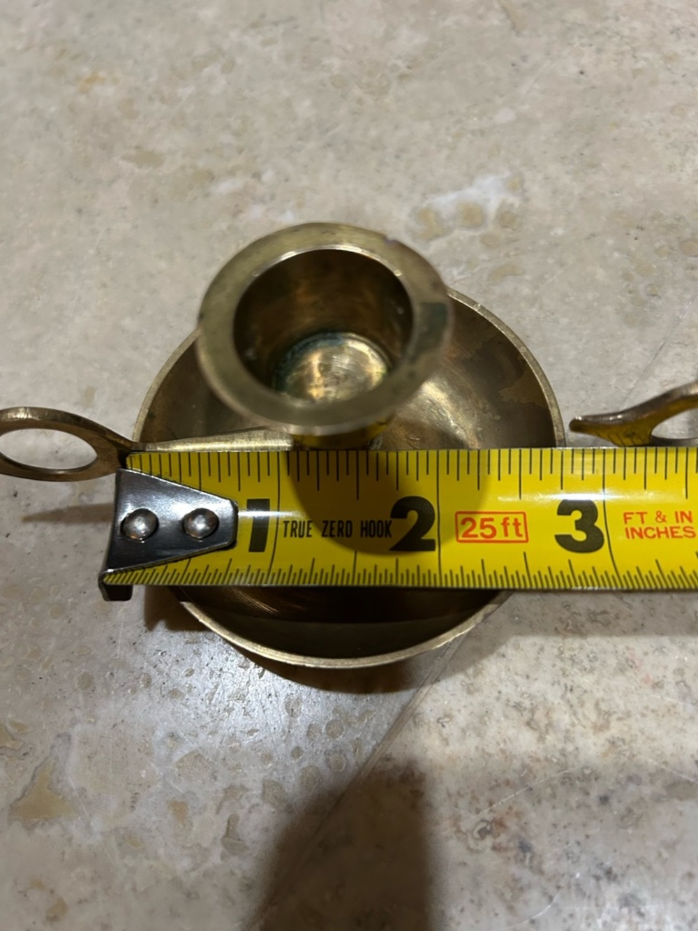 Pair of Vintage Brass Chamber stick Candle Holders - Picture 14 of 15